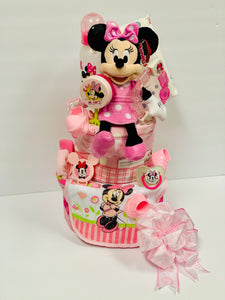 Minnie Mouse Diaper Cake