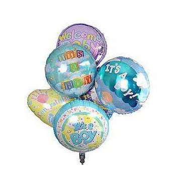 Baby Balloons-3 Options - Gift Baskets By Design SB, Inc.