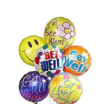 Get Well Balloon English or Spanish -3 Sizes - Gift Baskets By Design SB, Inc.