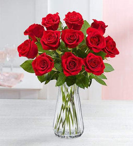 1 Doz-Roses-4 Colors Offered - Gift Baskets By Design SB, Inc.