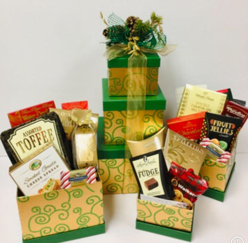 Deck The Halls Tower *New - Gift Baskets By Design SB, Inc.