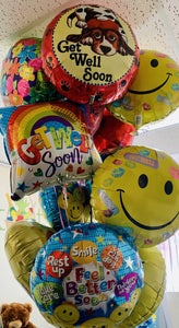 Get Well Balloon English or Spanish -3 Sizes