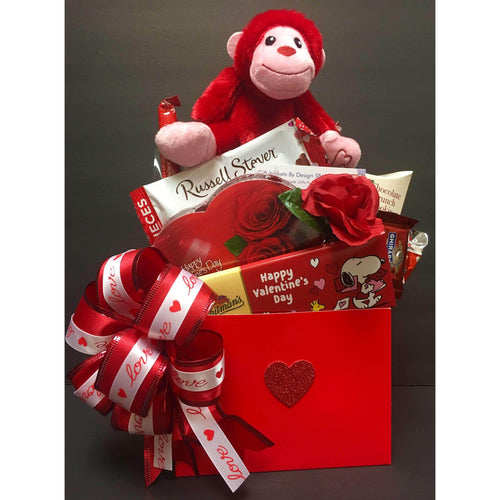 Gorilla Love w/Balloon - Gift Baskets By Design SB, Inc.