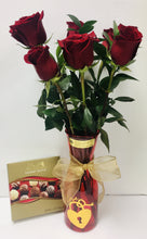 Roses, 2-Balloons & Chocolate - Gift Baskets By Design SB, Inc.