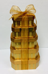 Golden Tower of Treat - Gift Baskets By Design SB, Inc.